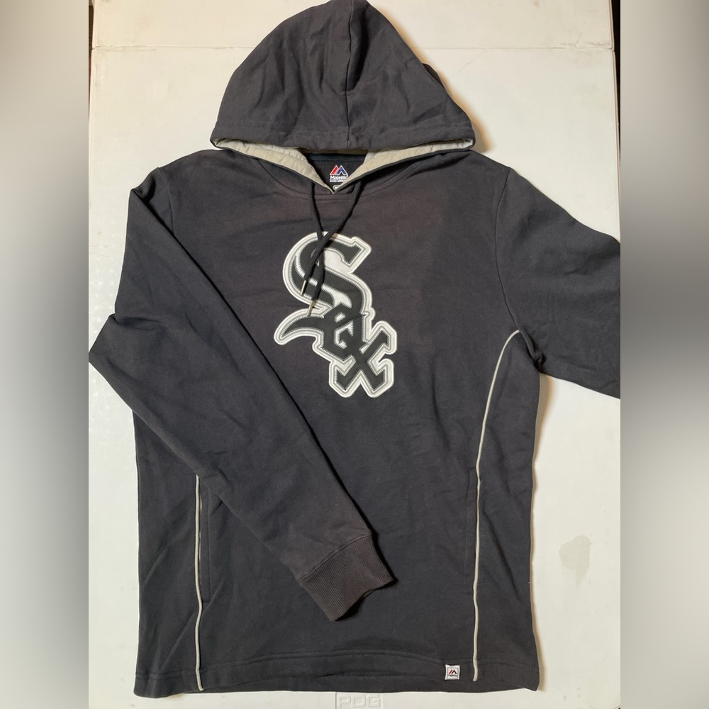 Vintage Y2k MLB Chicago White Sox Baseball Logo Sweatshirt Hoodie Size Medium